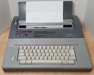 Rebuilt Discontinued Smith Corona SL 580 Typewriters by Around The Office with New Machine Guarantee, Extra Ribbons & Correction Tapes, and Dust Cover