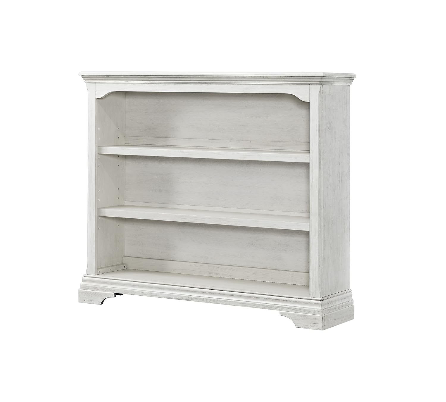 Westwood Design Olivia Convertible Hutch Bookcase, Brushed White