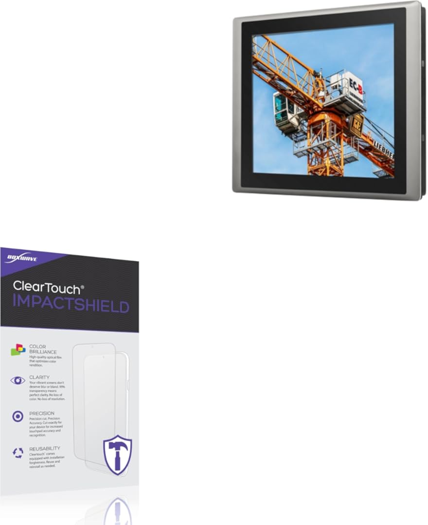 BoxWave Screen Protector Compatible With Cincoze CS-117/P1001E - ClearTouch ImpactShield (2-Pack), Impenetrable Screen Protector Flexible Film