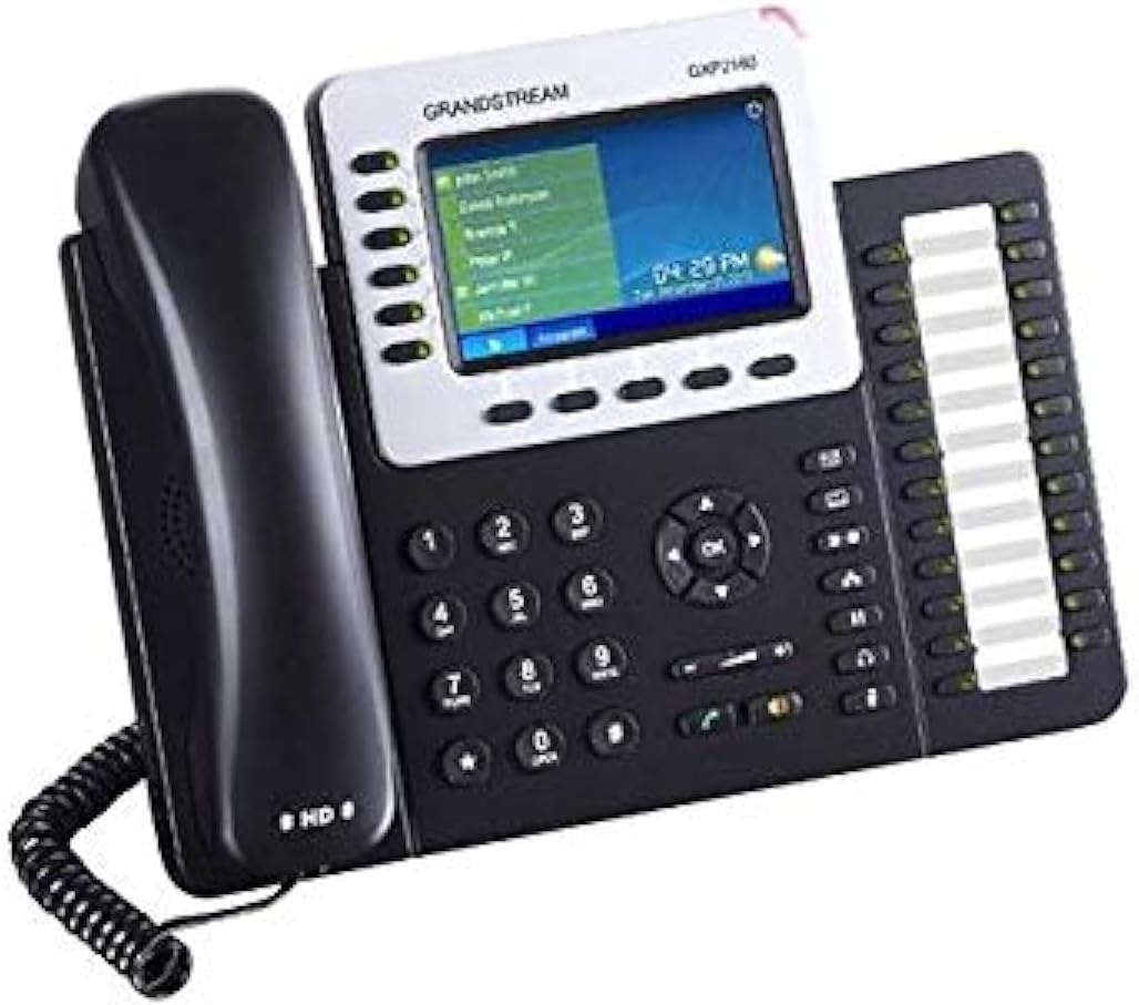 Grandstream GXP2160 IP Phone - Wired/Wireless - Bluetooth - Desktop, Wall Mountable
