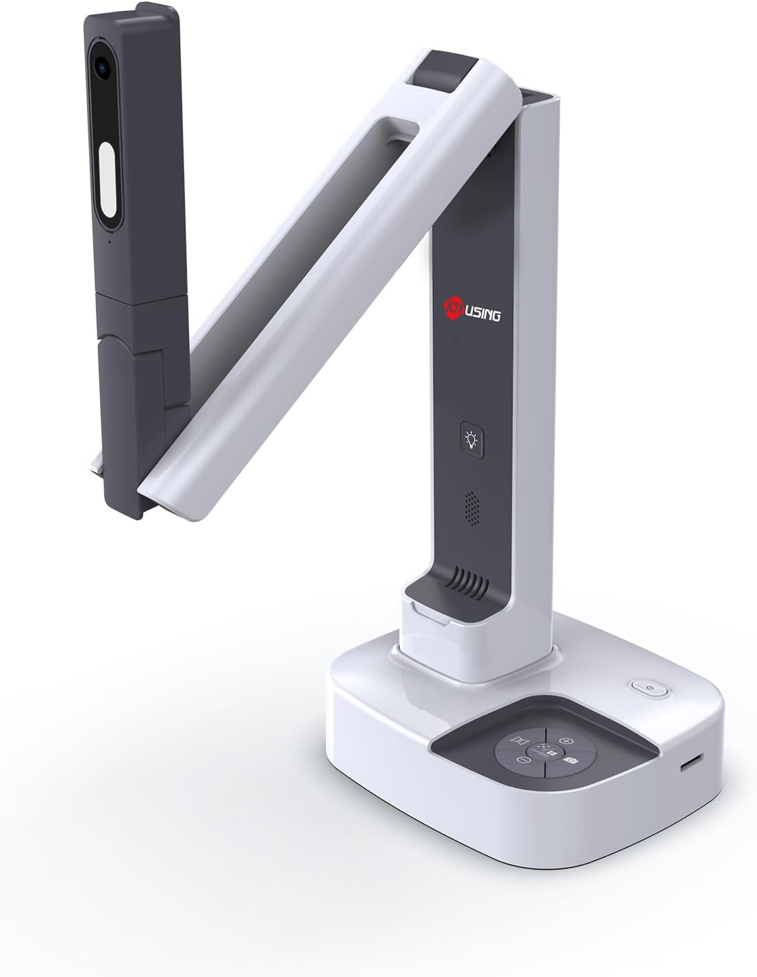 JOYUSING V513 HDMI/USB 13MP Dual Mode Document Camera for Teacher, Auto Focus, LED Light for Real-time Projection, Video Recording, Distance Learning, Works with and Without a Compute