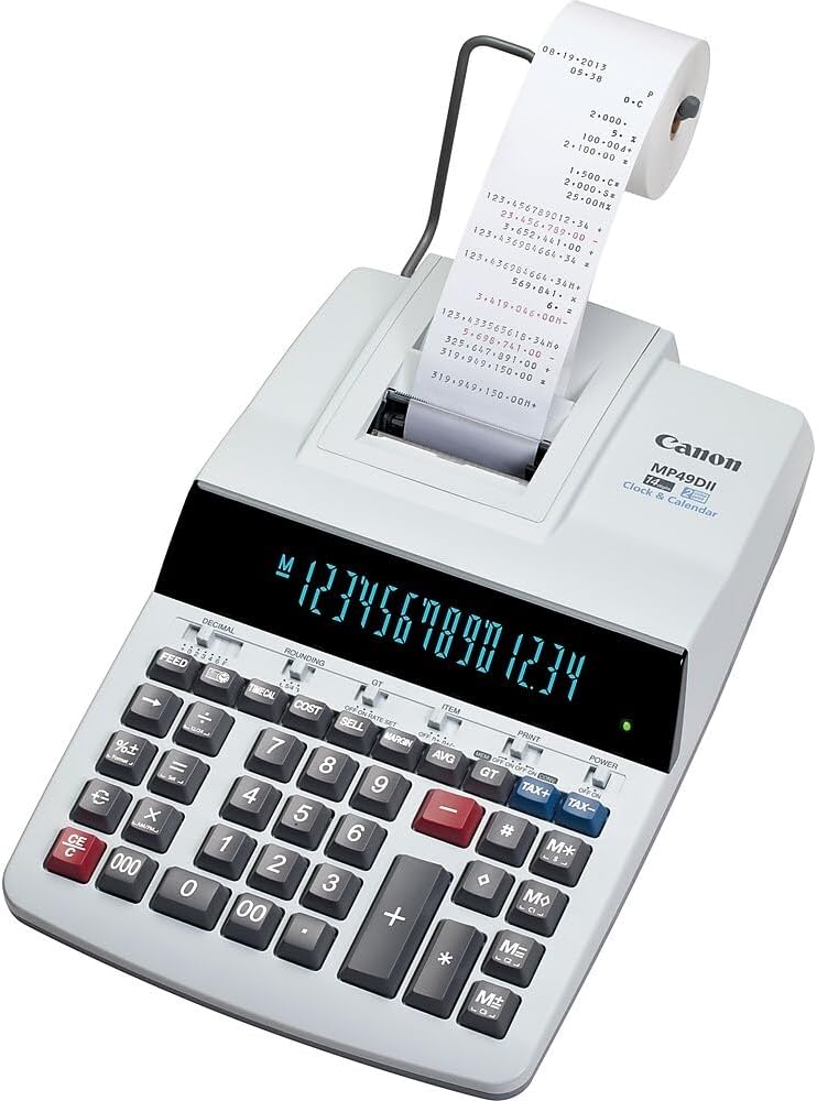 Canon MP49DII Desktop Printing Calculator