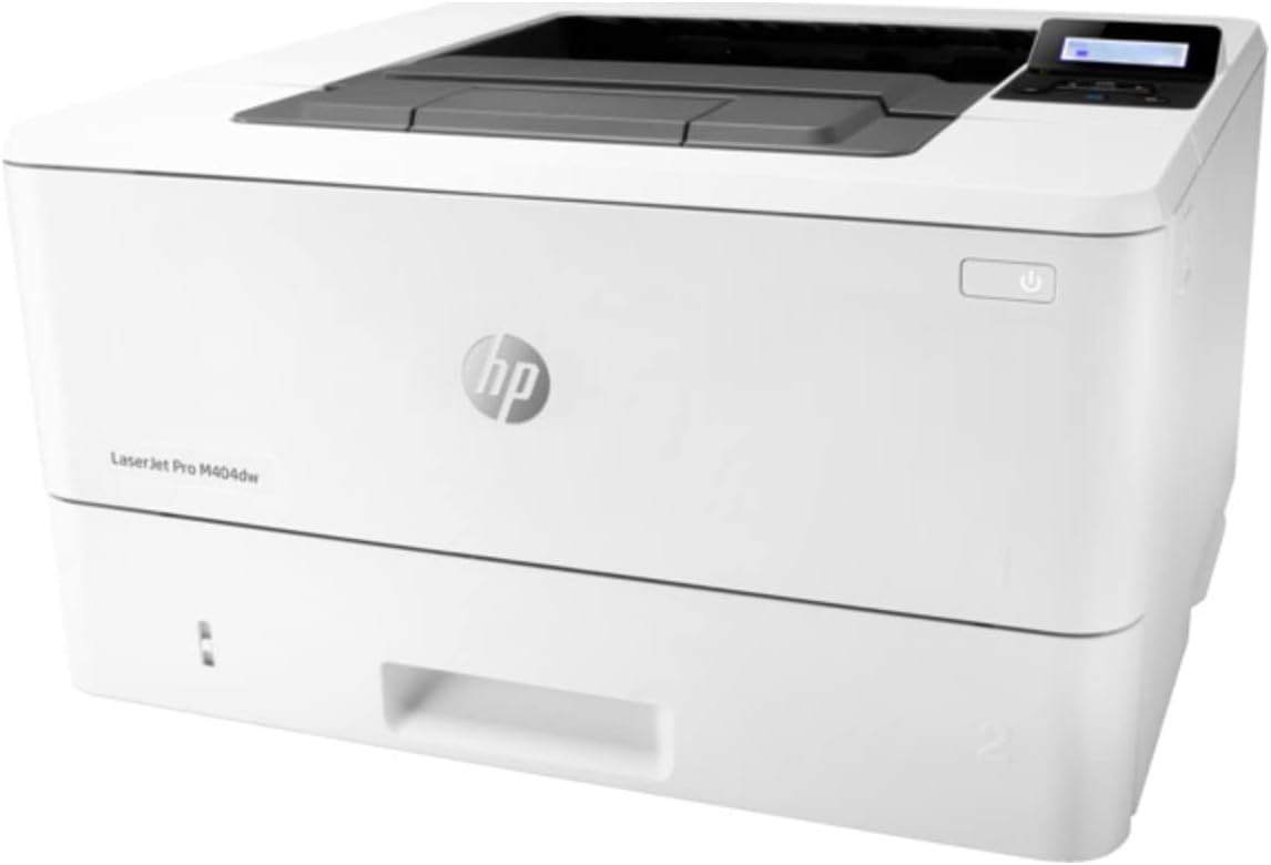HP LaserJet Pro M404dw Wireless Monochrome Printer with Built-in Ethernet & 2-Sided Printing (W1A56A)
