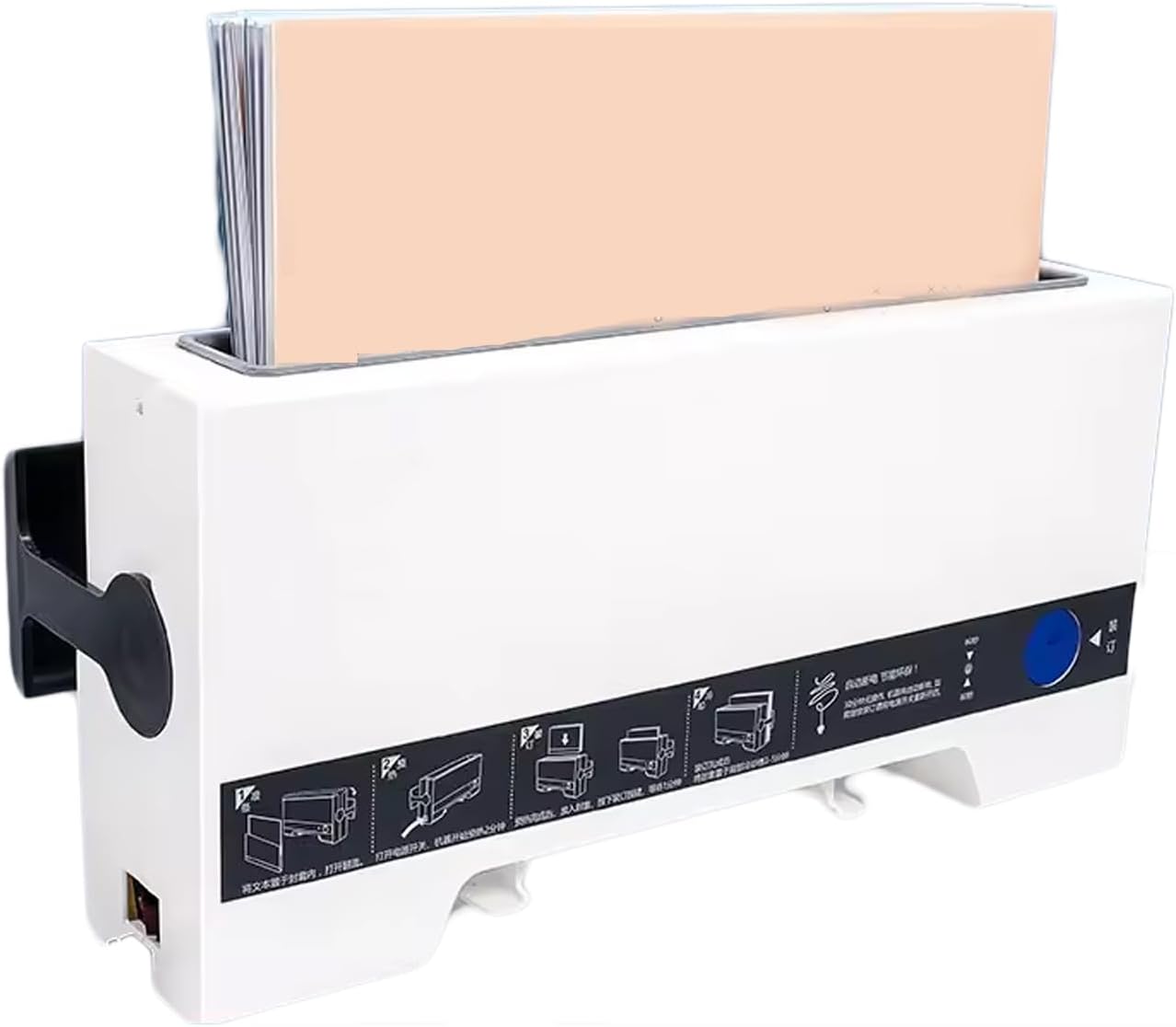 JKSVTF Electric Hot Melt Binding Machine, Automatic A4 Hot Melt Binding Machine with Automatic Timer Function, PTC Ceramic Heating and Binding Thickness 28mm (About 280 Pages), for Binding Documents