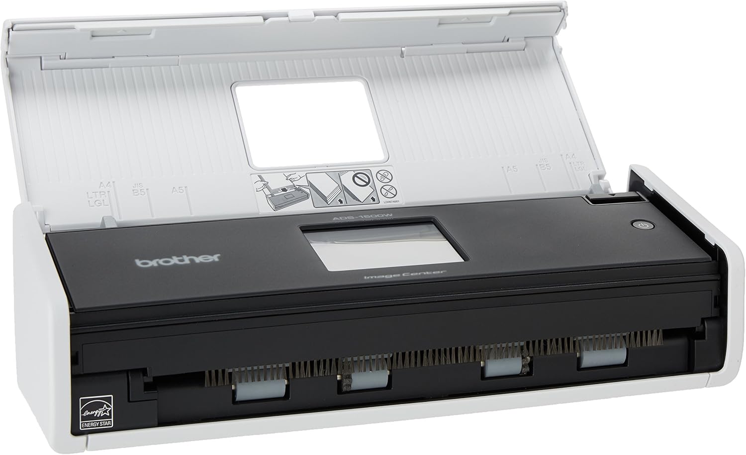 Brother ADS1500W Compact Color Desktop Scanner with Duplex and Web Connectivity