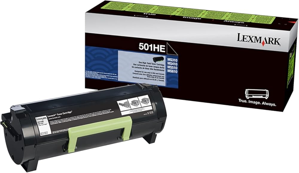 Lexmark 50F1H0E Remanufactured High-Yield Black Toner Cartridge