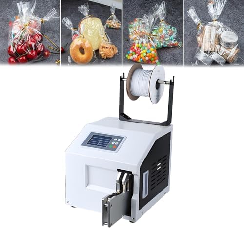 Automatic Twist Tie Machine - Wire Sealing Bundling Equipment for Bread, Toys & Cable Tying - Digital Screen Wire Harness Binding Machine - Efficient Bundling Solution