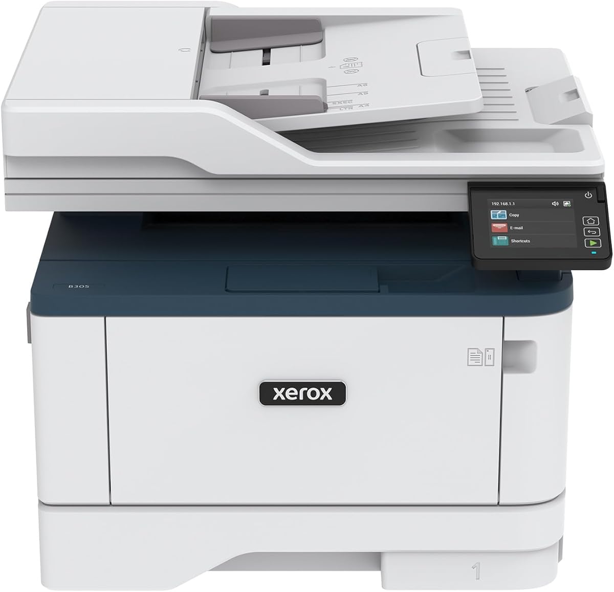 Xerox B305/DNI Multifunction Printer, Print/Scan/Copy, Black and White Laser, Wireless, All in One