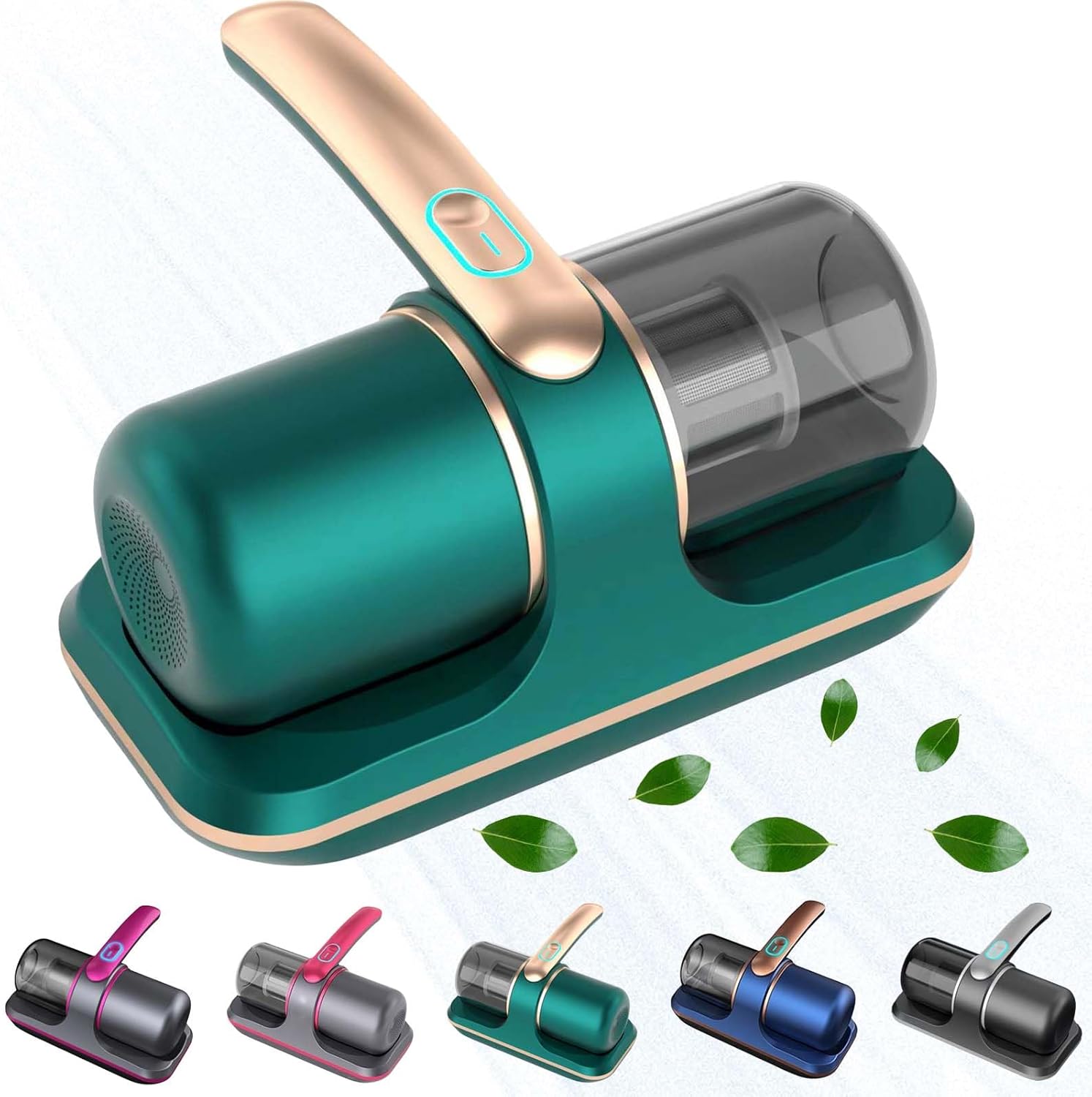 HBXNMOC Handheld Bed Vacuum Cleaner |Strong Suction & Vibration | Portable Multi-Surface Cleaner for Mattress, Carpet, Pet Hair