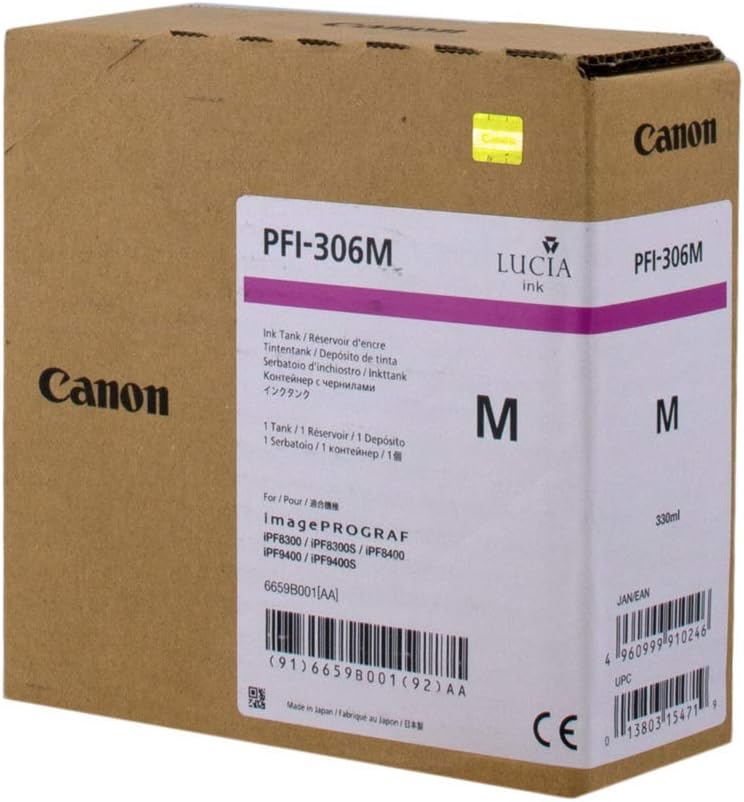 Canon 6659B001AA PFI Original Ink Tank, Magenta