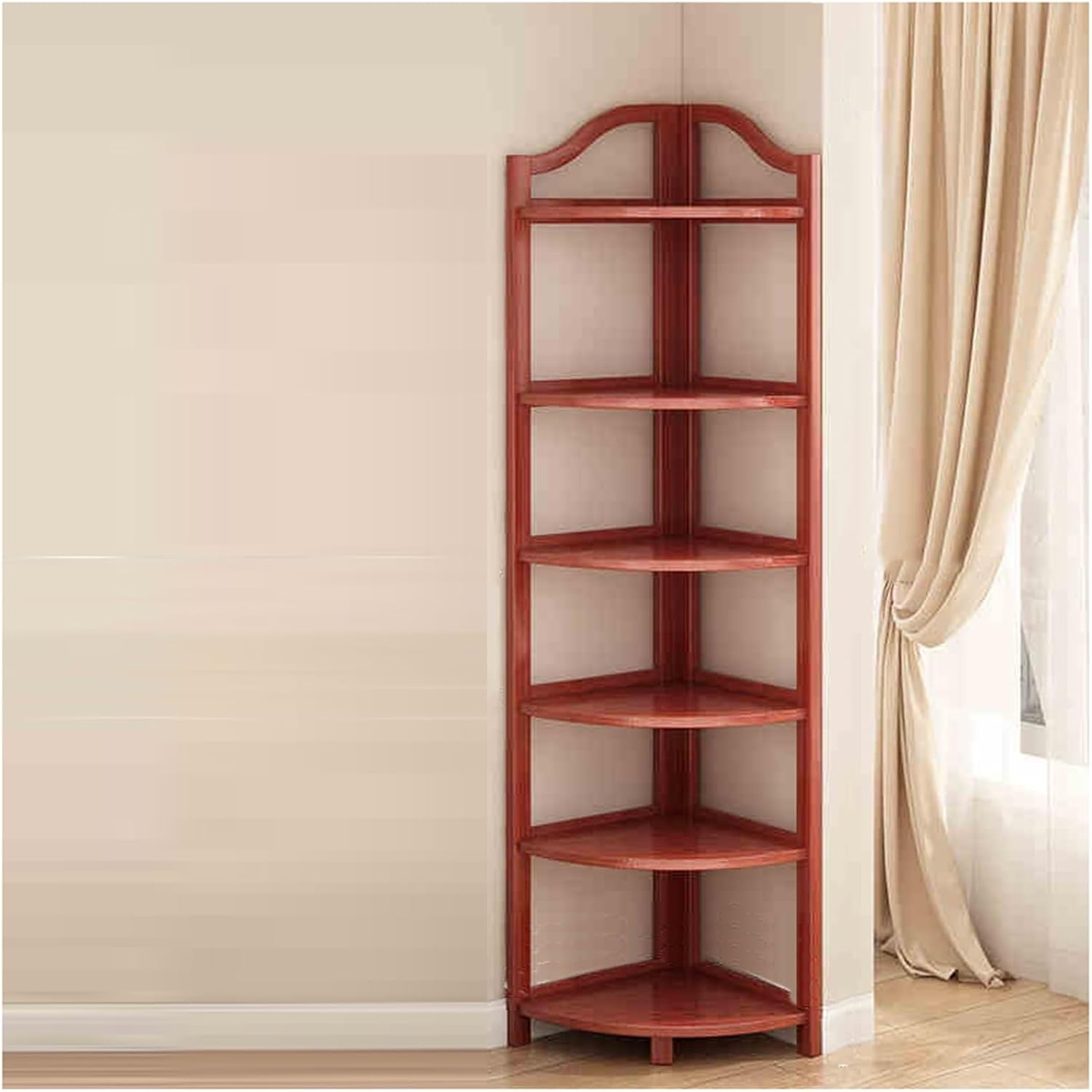 LWZQRVCT Corner Bookshelf, Bookshelf Storage Display Rack,Bookcase Bookshelf,Industrial Corner Bookcase,for Living Room, Kitchen, Home Office(1,158cm)