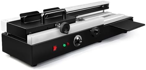 DLYZAYE Electric Hot Melt Binding Machine, A4 Book Binding Machine, 200pcs/H Wireless Punch Binder, Glue Thickness 40mm, Glue Length 32cm for Office Use