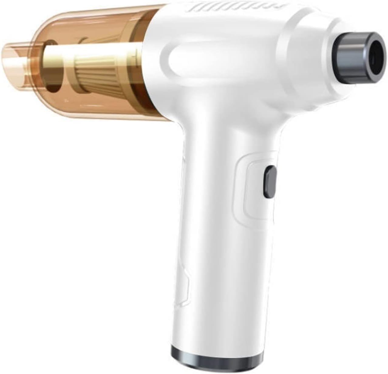 Vacuum Cleaner Household Rechargeable Hand-held Keyboard Case Cleaning Window Dust Blowing and Suction Two-in-one Car (Color : White)