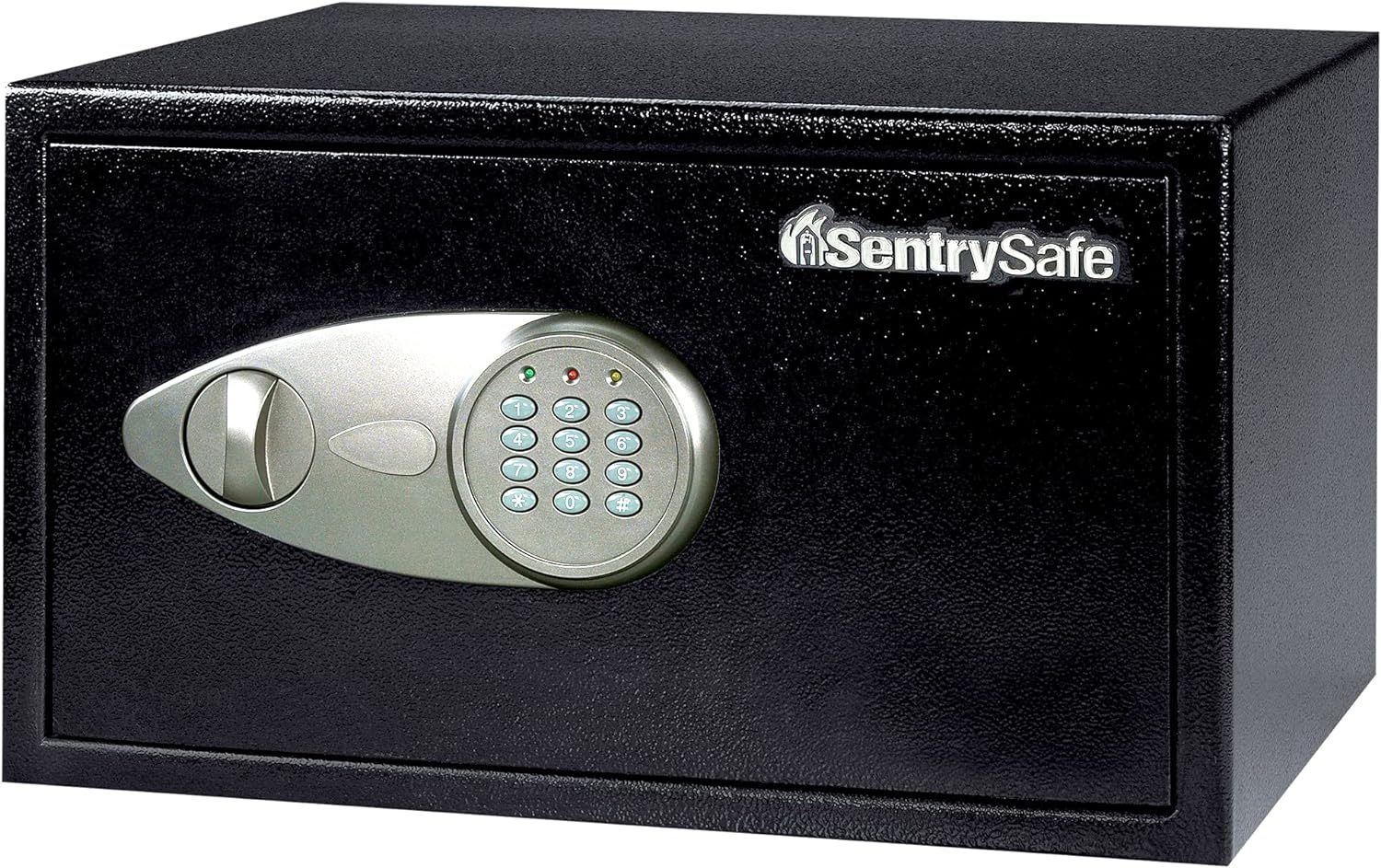 SentrySafe Shelf Safe with Digital Keypad Lock, Steel Safe with Interior Lining and Bolt Down Kit for Money, Jewelry, Documents, 0.98 Cubic Feet, 8.9 x 16.9 x 13.6 Inches, X105