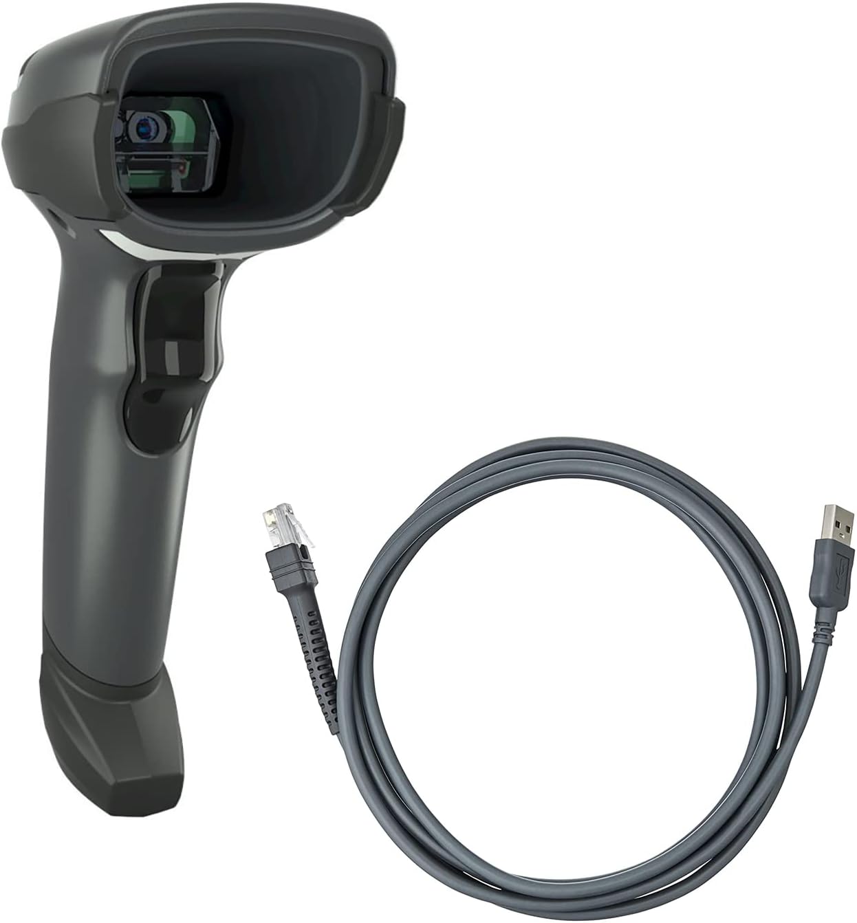 Zebra DS4608-SR Standard Range 1D 2D Handheld Barcode Scanner QR Wired USB Imager Black Corded Screen Code Reader for POS System - JTTANDS (Renewed)