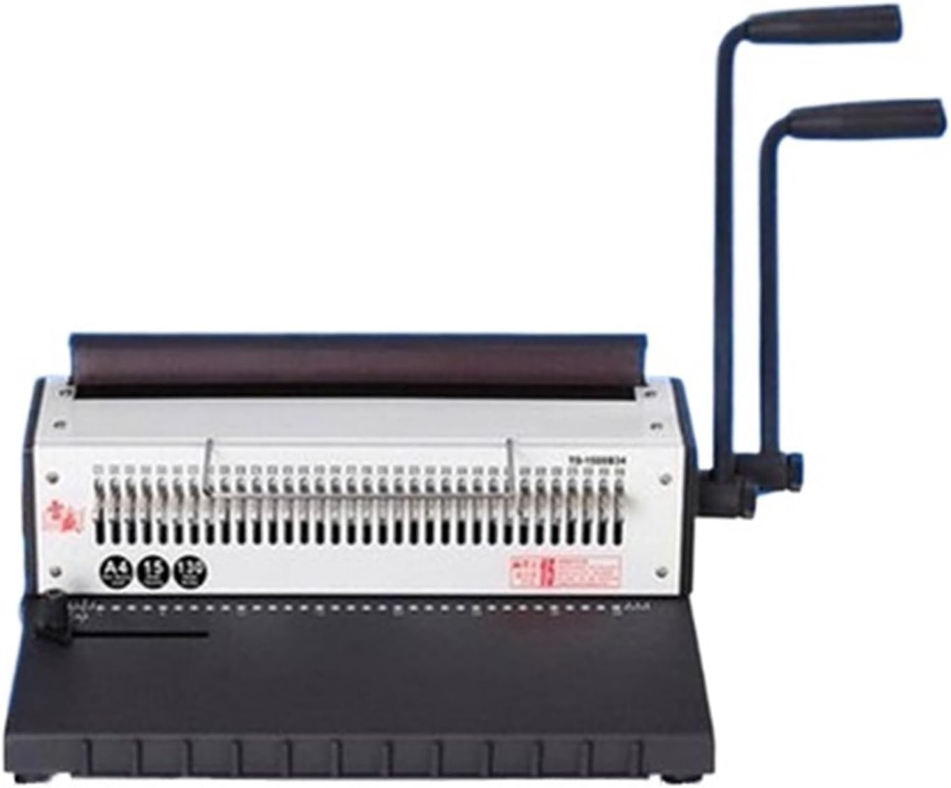 Binding Machines, TD-1500B34 Iron Ring Binding Machine with Full Blade 34 Holes Desk Calendar Wall Calendar Punching Machine Double Coil Binding