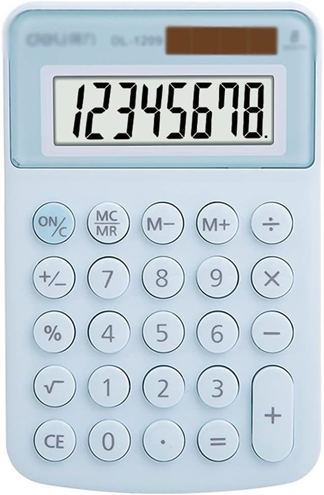 EWUROI Calculator Solar Color Student Cute Calculators Portable Easy Carry Creative School Office Supplies