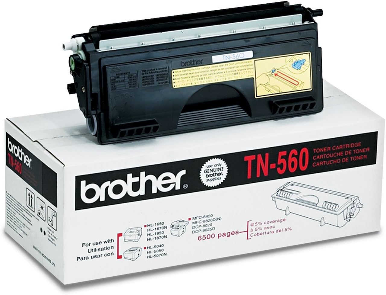 Generic Compatible Toner Cartridge Replacement for Brother TN560 ( Black , 1-Pack )
