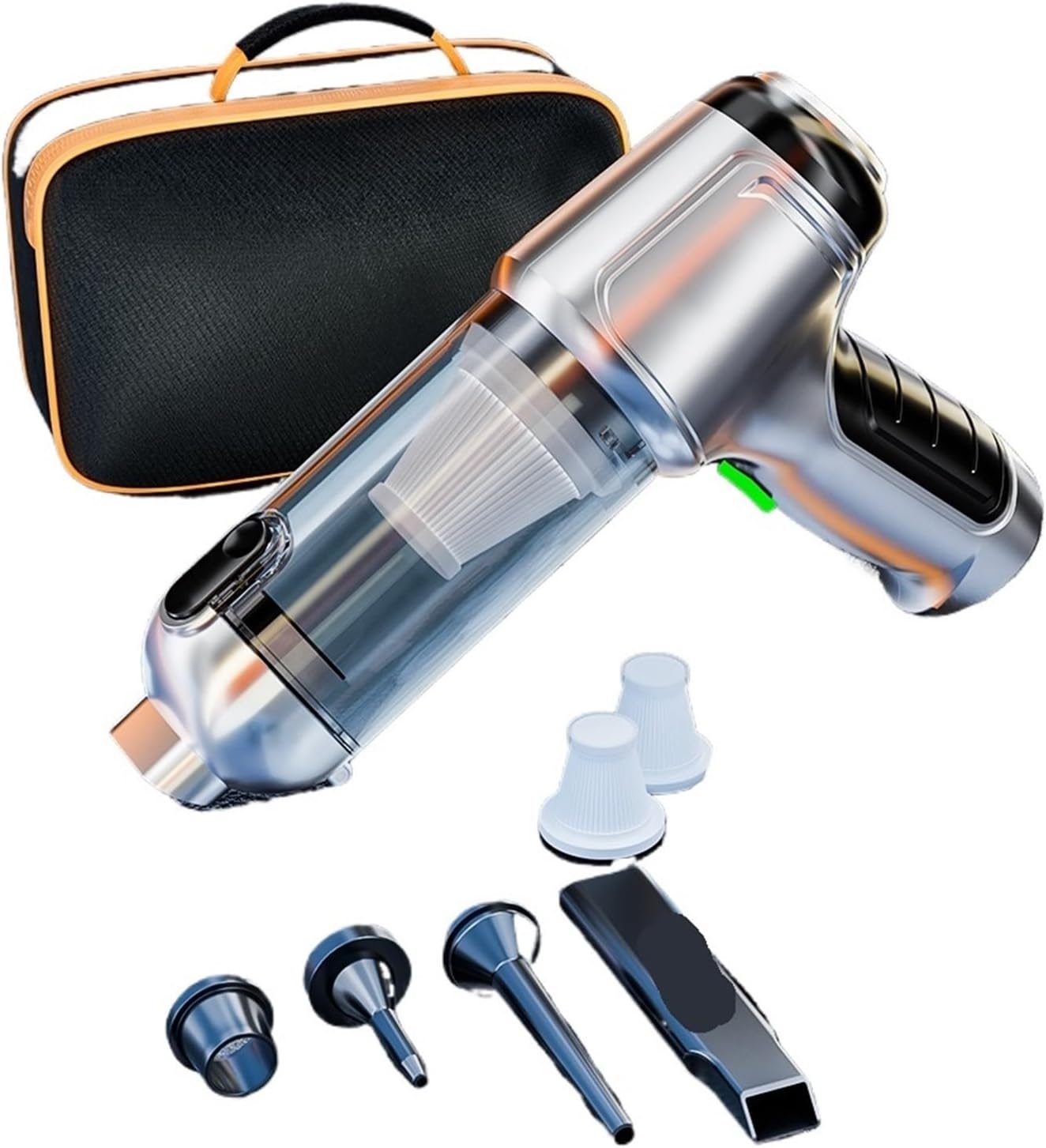 XGEBPQ 638000PA Mini Car Vacuum Cleaner Wireless Powerful Vacuum Car Cleaner Handheld Portable Vacuum Cleaner Cleaning Machine(PRO Easy 4hapa Bag)