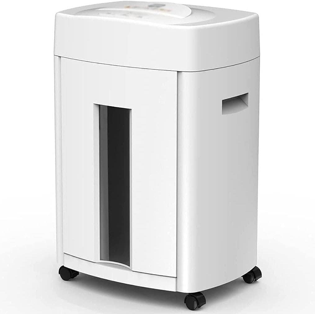 aiqiua Shredder 25L dust-Level 3x20mm Five-Level Confidential Shredded Document Staples/CD/Credit Card/Commercial Office Equipment，Mute Shredded Paper, Suitable for Office use