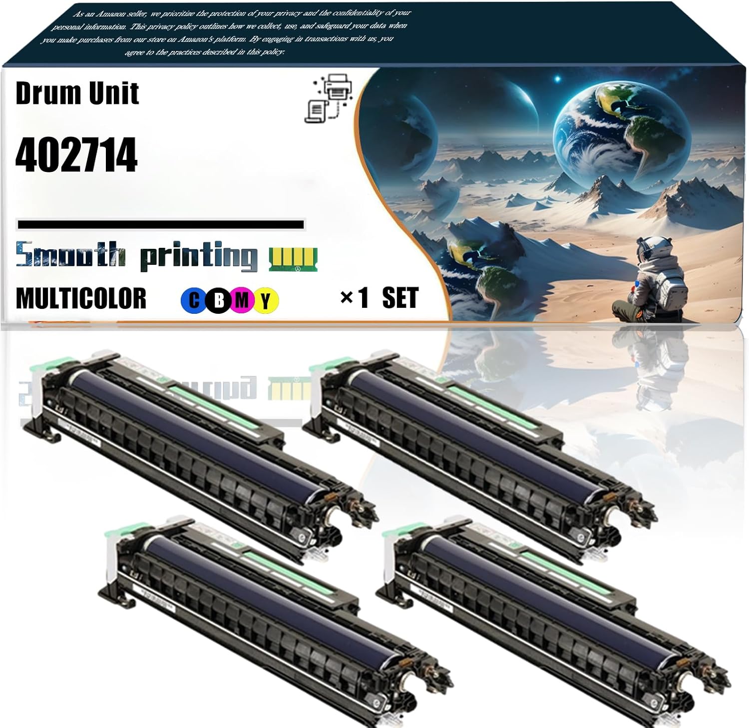 LSSF Replacement Parts Drum Unit 402714 Compatible with Gestetner C7640ND Printers, Contains Chip and Clear Printing (Multicolor)