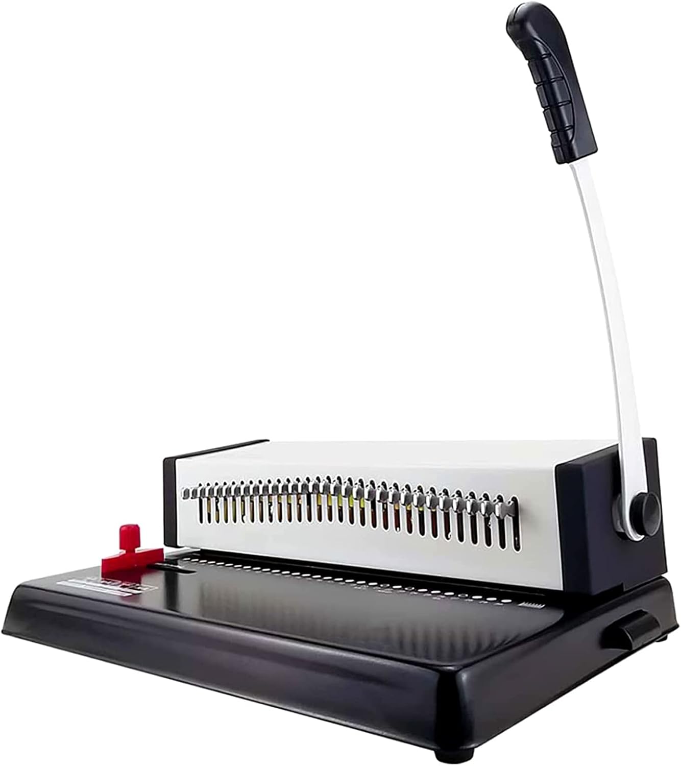 JKSVTF Manual Binding Machine, Wire Binding Machine Metal Comb Binding Machine for Home, Company, Office, School, 30-Hole, 15 Sheet