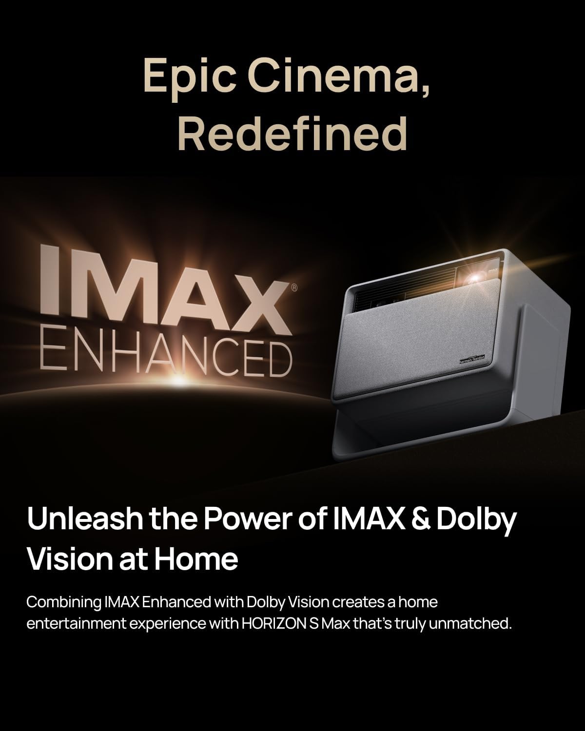 XGIMI Horizon S Max 2024 New 4K Projector