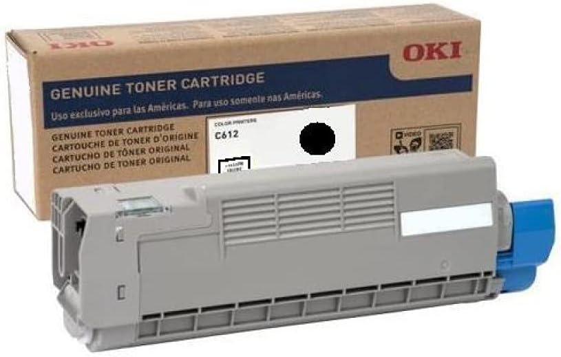 OKI 46507504 Toner Cartridge (Black) in Retail Packaging