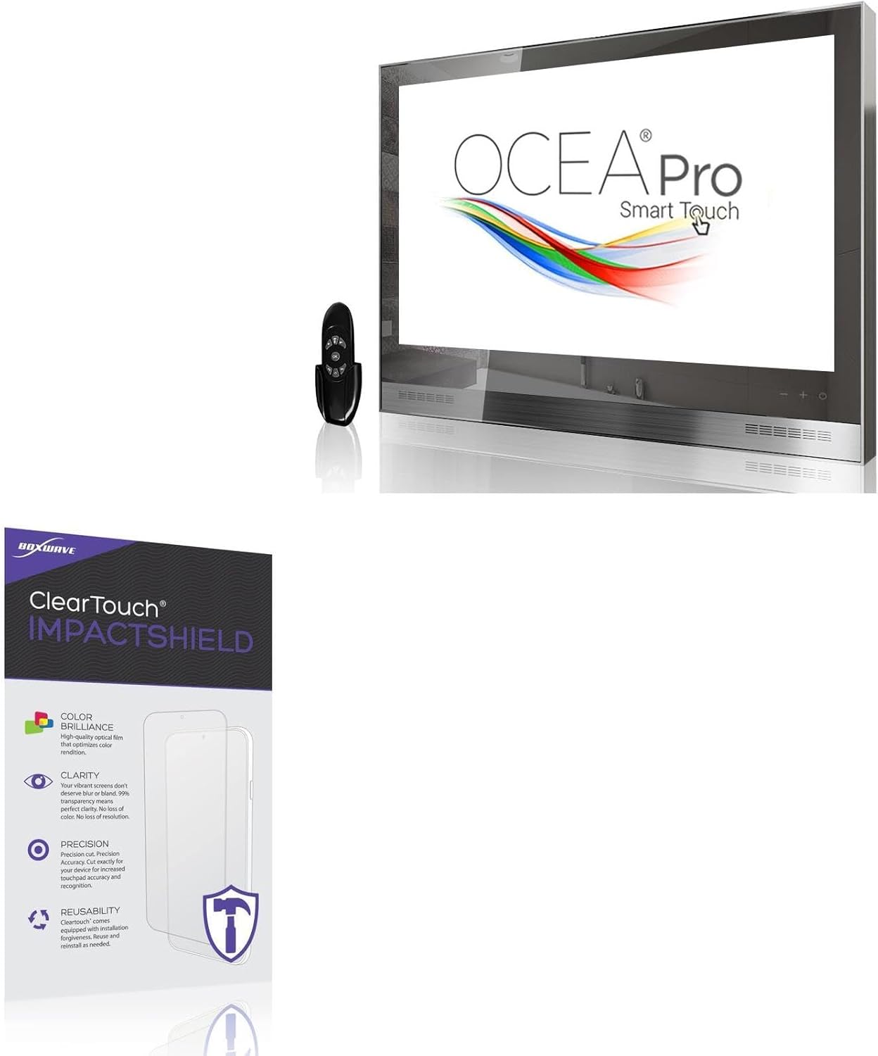 BoxWave Screen Protector Compatible with Ocea Pro 280 (28 in) - ClearTouch ImpactShield (2-Pack), Impenetrable Screen Protector Flexible Film