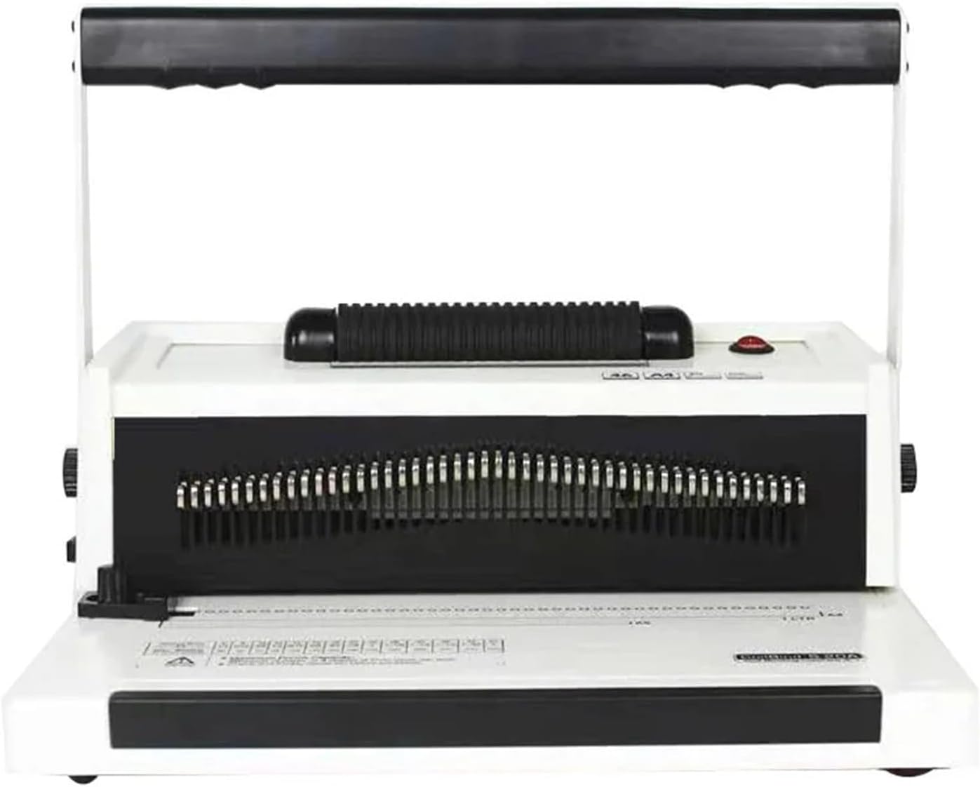 Binding Machine, Electric Loose-Leaf Punching Machine Spiral Ring Binding and Punching Machine Single Coil Binding