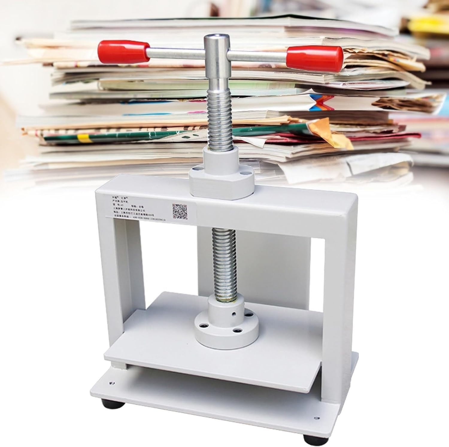 Manual Paper Flattening Machine, A5/A4/A3 Bookbinding Press Machine,Suitable for Office Information Organization(A5)