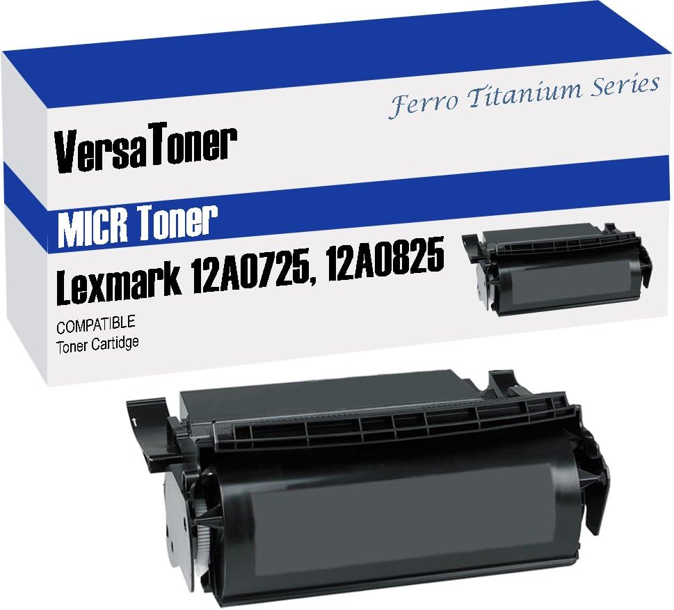 VersaToner - Lexmark 12A0725/12A0825 Black (MICR) - Toner Cartridge
