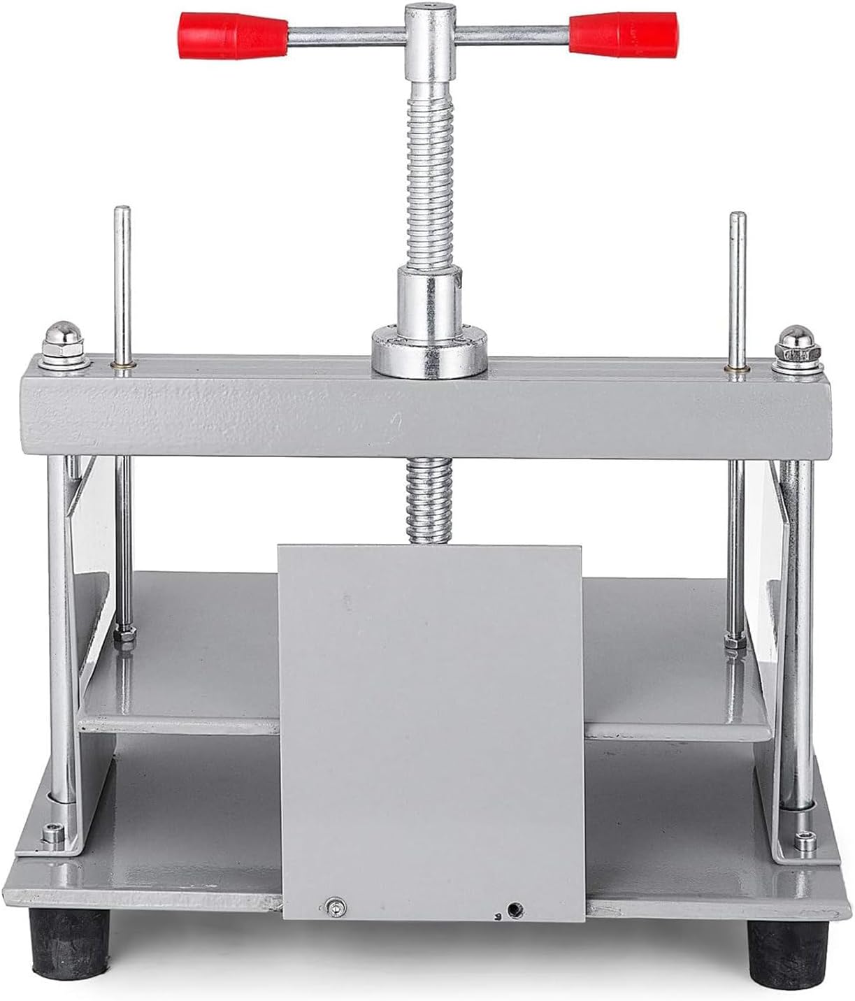 JJENXYYDS Small Manual A5/A4/A3 Voucher Bill banknote Document Paper Flattening Machine,Bookbinding Press Machine,with Double Balance Rod,for Bookbinding, Invoice Banknotes Books Stamps,A4