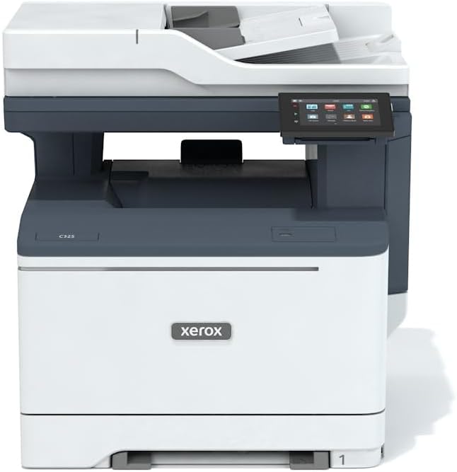 Xerox C325 Color All-in-One Printer, Laser, DADF, Copy, Print, Scan, Fax, Email, Letter, Energy Star Certified, up to 35 PPM (Renewed)
