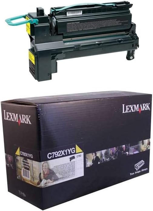 Lexmark C792X1YG OEM Toner - C792CS796 Extra High Yield Yellow Return Program Toner (20000 Yield)