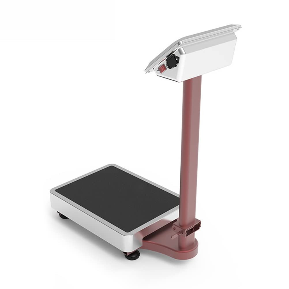 Digital Receiving Scale Platform Industrial Foldable Weight Electronic High-Definition LCD Display Floor for Luggage Shipping Package Computing Postal Shop Weighing (Size : 300kg/50g) (300kg/50g)