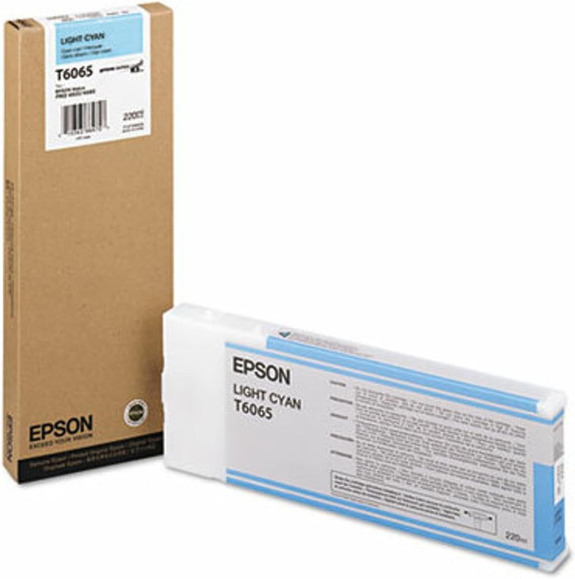 Epson UltraChrome K3 Ink Cartridge - 220ml Light Cyan (T606500)