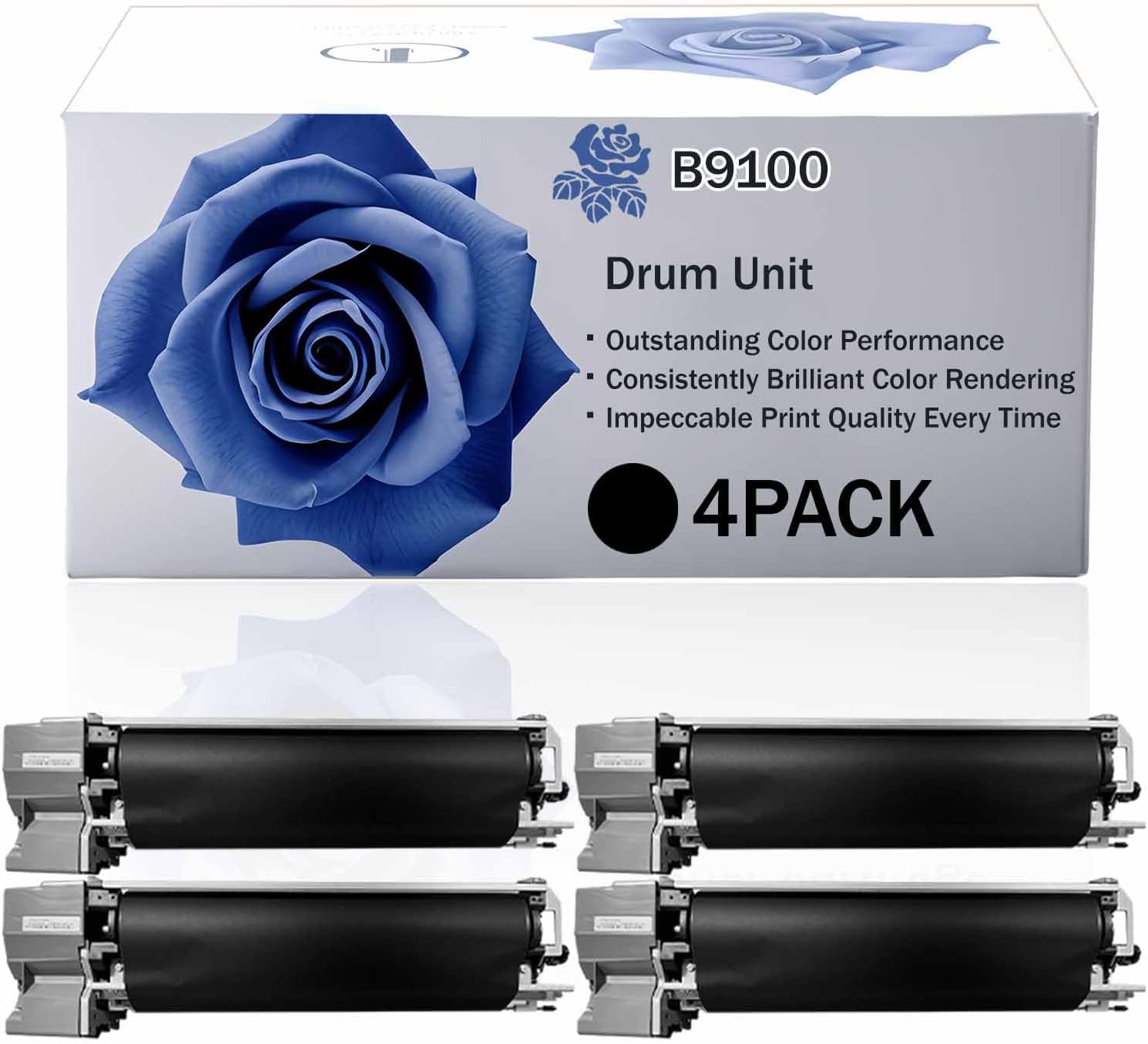 LECUU B9100 013R00684 High Yield Drum Unit Compatible for Xerox PrimeLink B9100 B9110 B9110P B9125B 9125P B9136 B9136P Printer, Premium Print Performance for Your Office Needs, 80000 Pages (BK-4PACK)