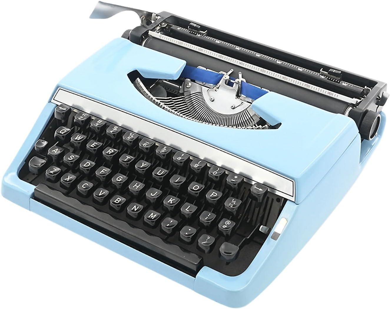 Mechanical Typewriter Portable Manual Vintage Glamour for Creative Writing Artisan Restoration - Retro Style for Maker's Studio Experience