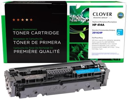 Clover Remanufactured Toner Cartridge Replacement for HP 414A (W2021A) | Cyan
