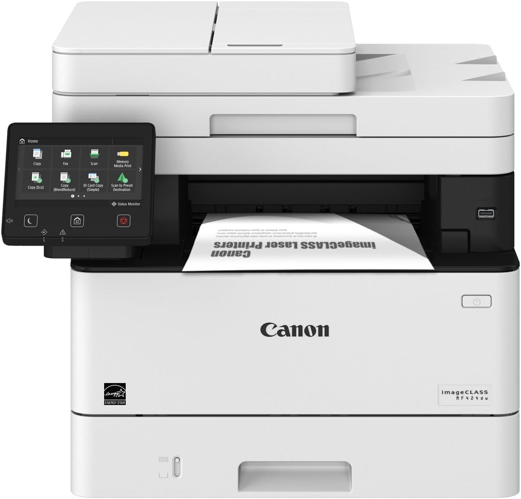 Canon imageCLASS MF424dw Monochrome Printer with Scanner Copier & Fax, Amazon Dash Replenishment Ready