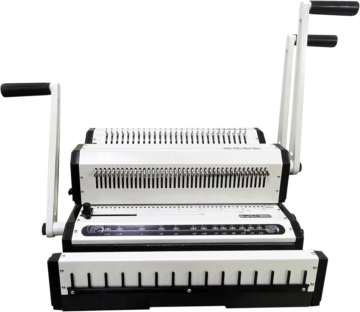 Binding Machine, Binding Machine 2:1+3:1 Holes Double Coil All-in-one Bookbinding Machines 25 Lbs Paper Powerful Punching Volume for Book,Spiral Binding Machine