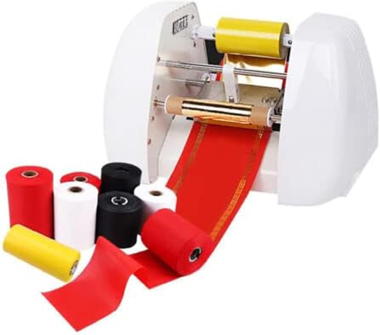 FKHFTI Digital Mini Ribbon Printer/Digital Satin Ribbon Printer, Label Printer Foil Stamping Gift Wrap Printing Machine