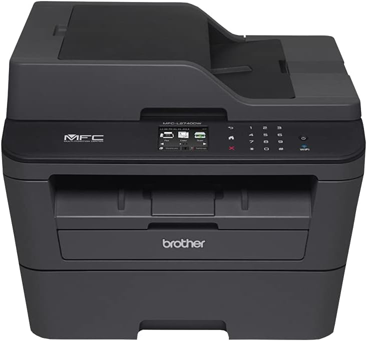 Brother MFCL2740DW Wireless Monochrome Printer with Scanner, Copier and Fax, Amazon Dash Replenishment Ready