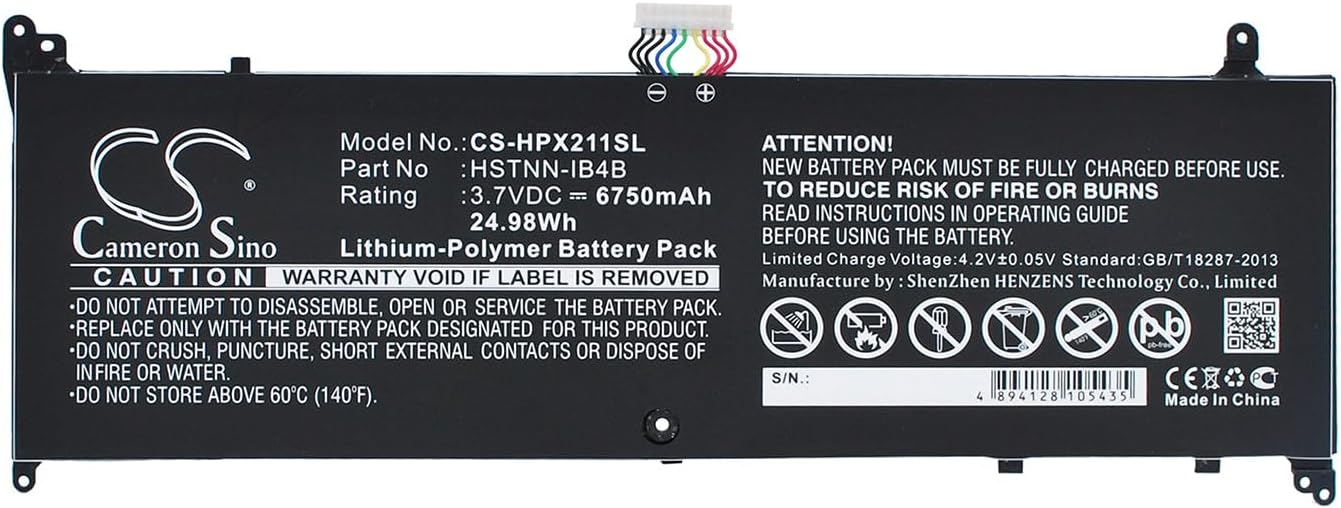 VINTRONS 6750mAh Replacement Battery for HP 11-G010NR, Envy x2 11-G000ES