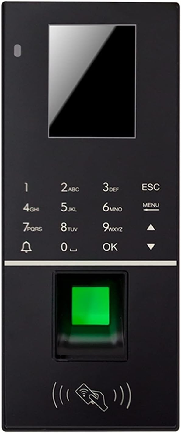 Time Clock Time Attendance and Access Control Integrated Machine Swipe Card Password Access Control Machine Attendance Machine Office Electronics Products,