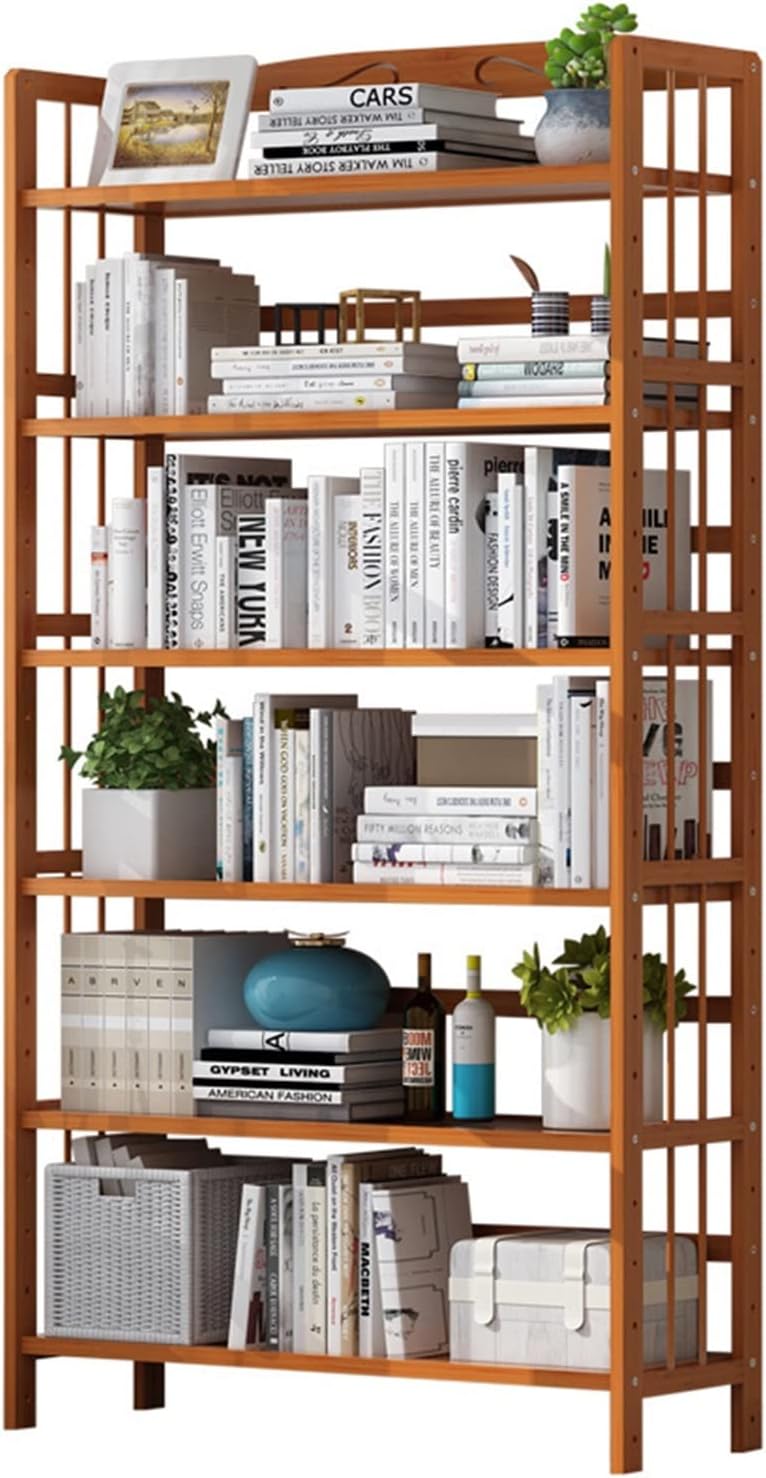 KIZQYN Bookcase Bookshelf Shelf Home Living Room Children's Small Bookcase Book Desktop Storage Bookshelf