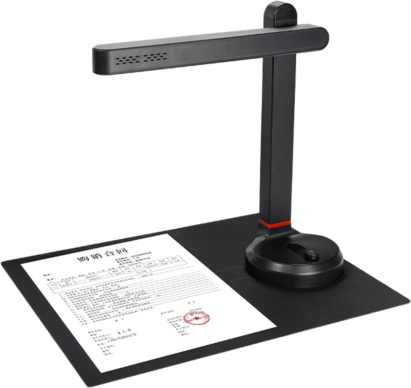 Portable Document Scanner Camera,13MP Book Document Camera with Deskewing,Capture Size A4,OCR Book Scanner for Remote Lessons Office and Education,Compatible with Windows(Size:20 Million Pixels)