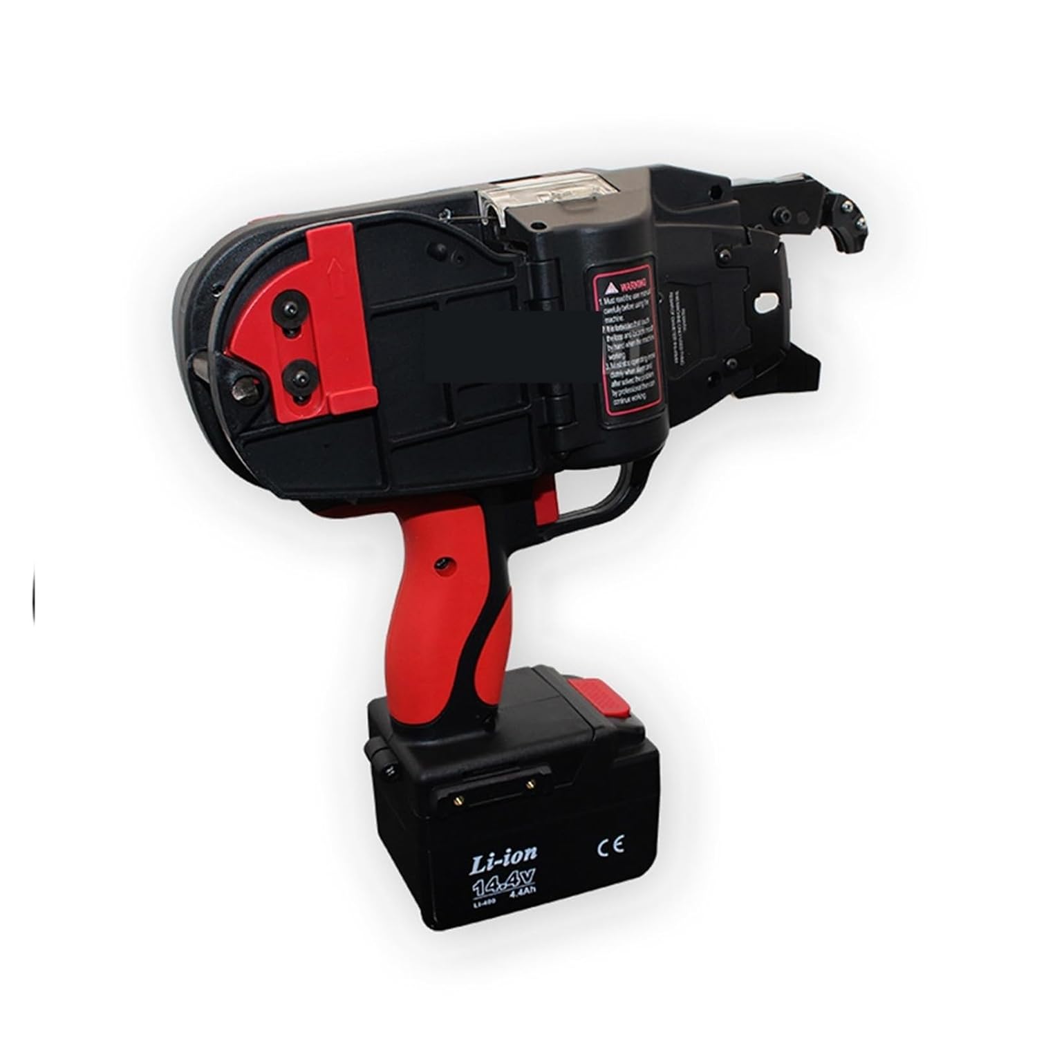 Electric Strapping Machine, 4-45mm Rebar Tier Binding Machine, 14.4v 4400mah Automatic Recharable Electric Wire Rebar Binding Tying Machine RT450