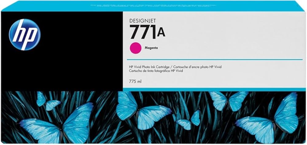HP 771, High-Yield Magenta Ink Cartridge (CE039A)